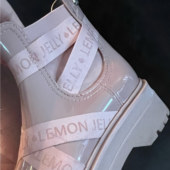 Lemon Jelly baby pink boots size 10 - Picture 2 of 8